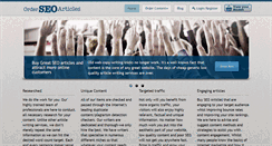Desktop Screenshot of orderseoarticles.com